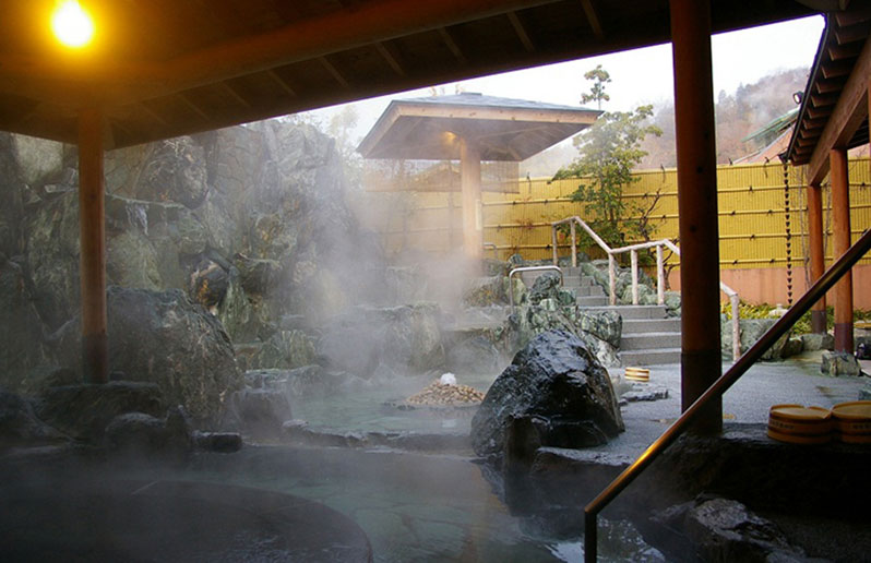 One-Day Hot Spring—Motoyu Yunogo Sagi Onsenkan Hot Spring Inn